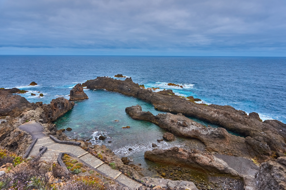 charco del viento natural pool in tenerife