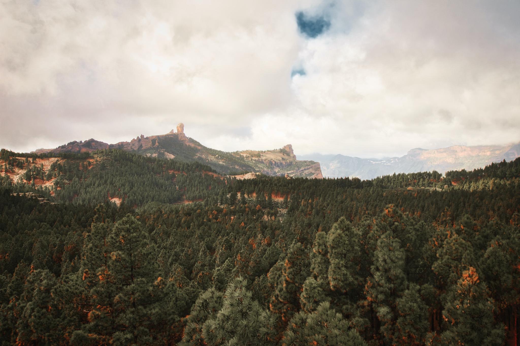 roque nublo en gran canaria