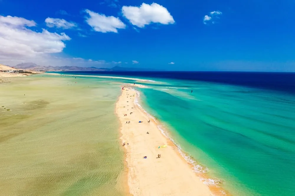 Sotavento Beach in Fuerteventura